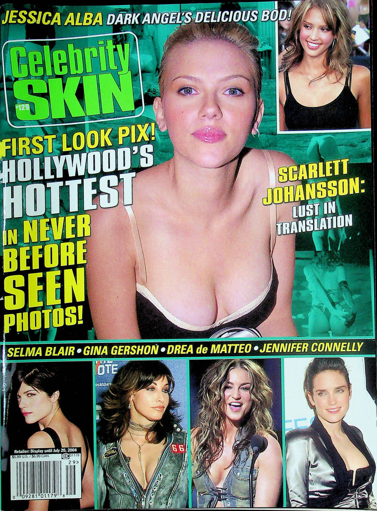Celebrity Skin Magazine Scarlett Johansson & Selma Blair #129 June 2004 112924RP