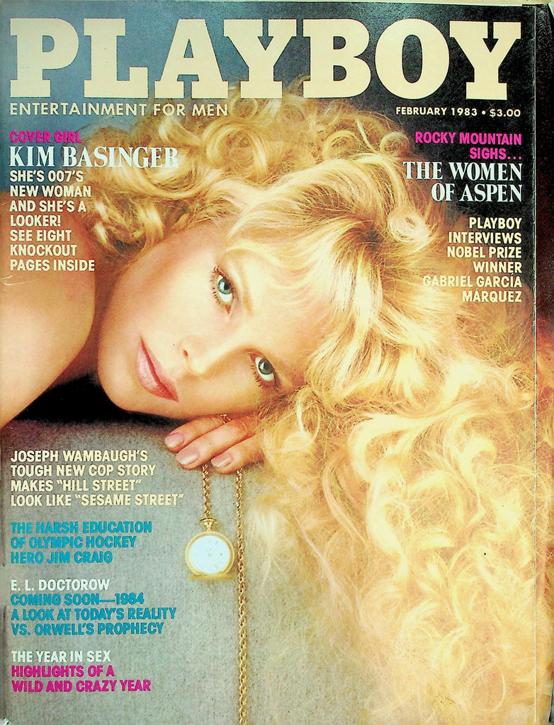 Playboy Magazine  Cover Girl Kim Basinger / Playmate Of The Month Melinda Mays  February 1983     033126lmp