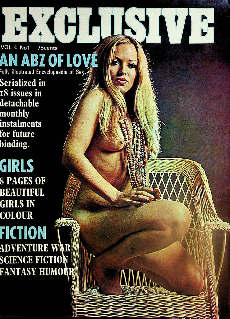 Exclusive Magazine  An ABZ Of Love Encyclopedia Of Sex /  Centerfold Girl Siobahn   vol.4 #1   1971    060424lm-p