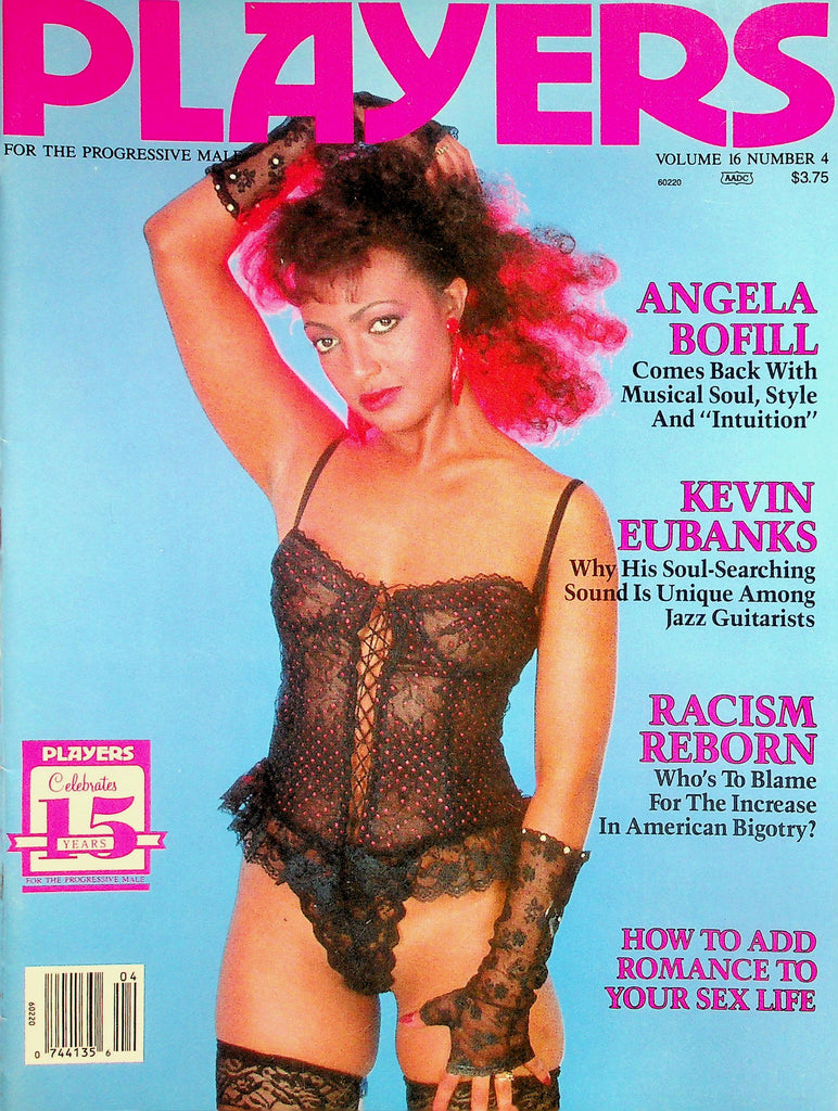 Players Magazine  Cover/Centerfold Girl Monique  vol.16 #4  1989  Players Celebrates 15 Years!     030326lmp