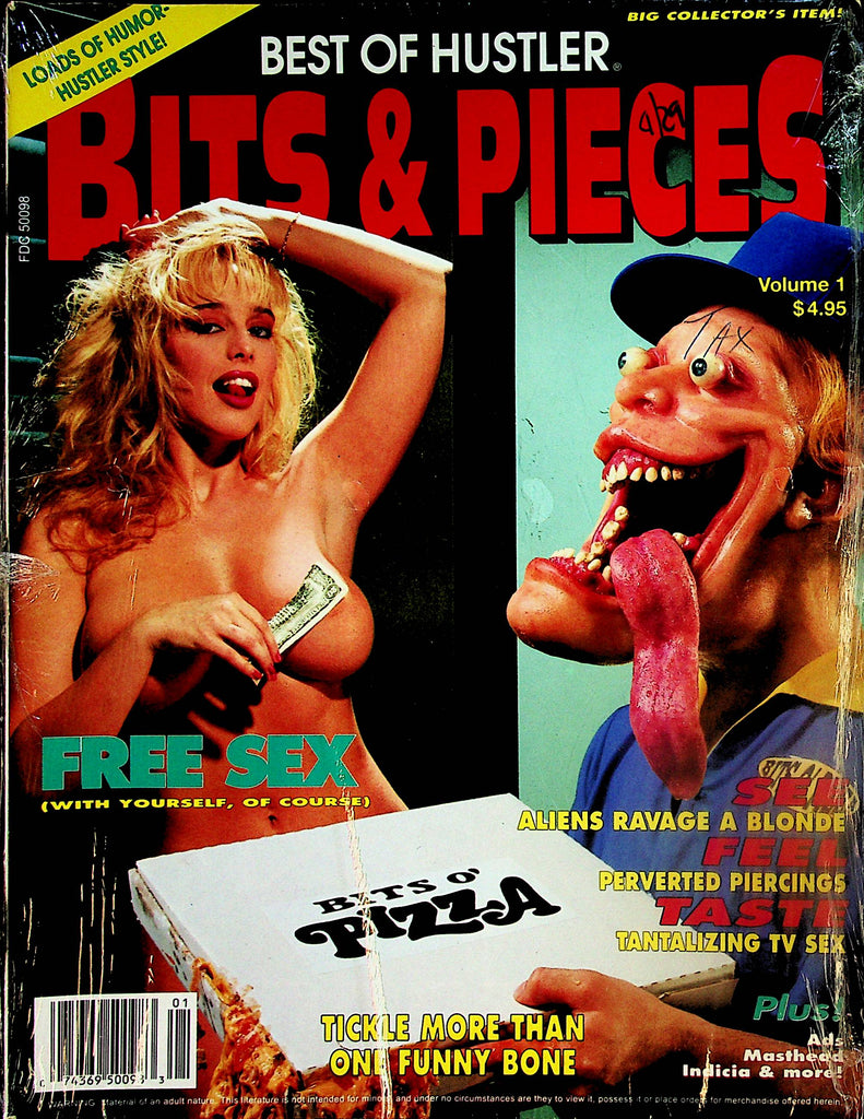 Best Of Hustler Bits & Pieces Magazine   Aliens Ravage A Blonde  vol.1  New  010224lm-p2