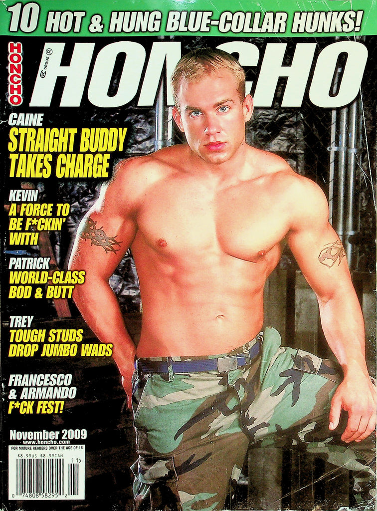 Honcho Gay Magazine   Cover Guy Caine Straight Buddy Takes Charge   November 2009    031926lmp