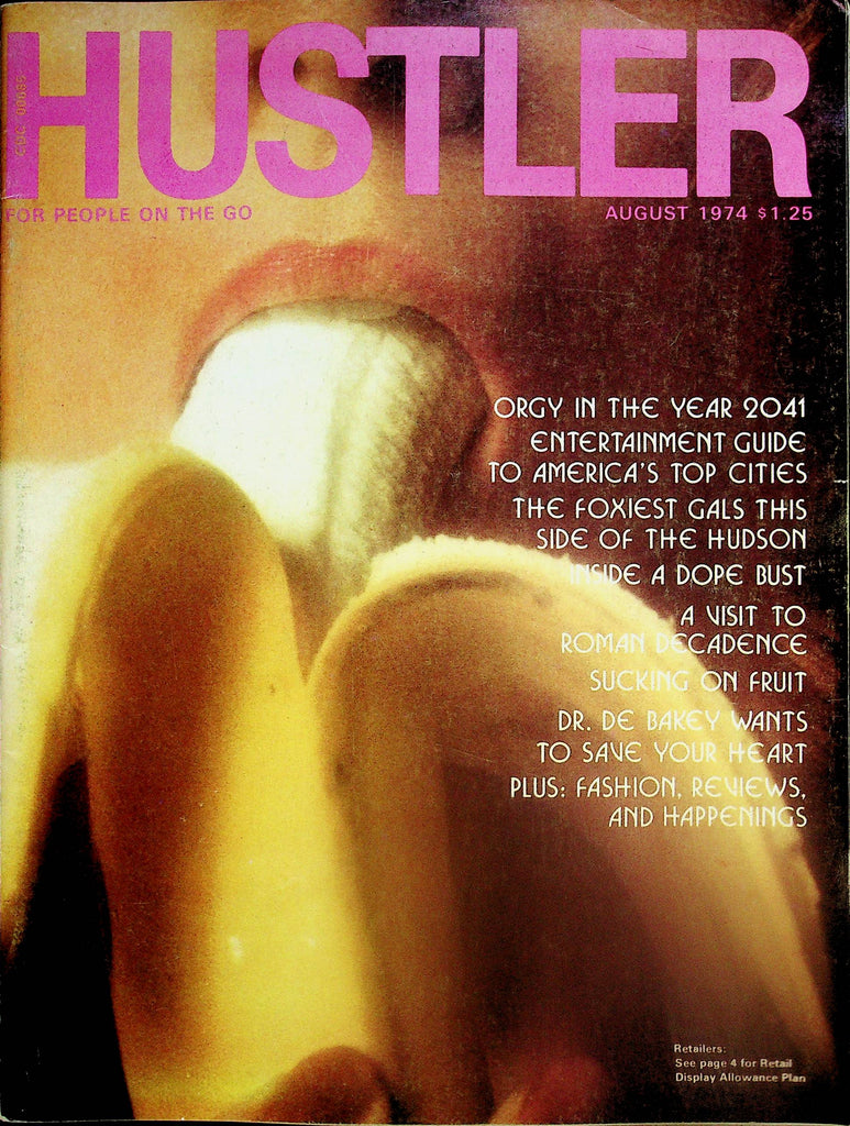 Hustler Magazine  Honey Of The Month Reverie / Sucking on Fruit  August 1974      070925lm-p