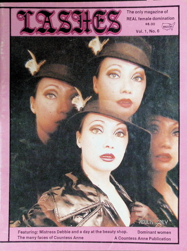 Lashes Magazine Vol 1 #6 1980 Dominant Bondage Fettish 101526LLP