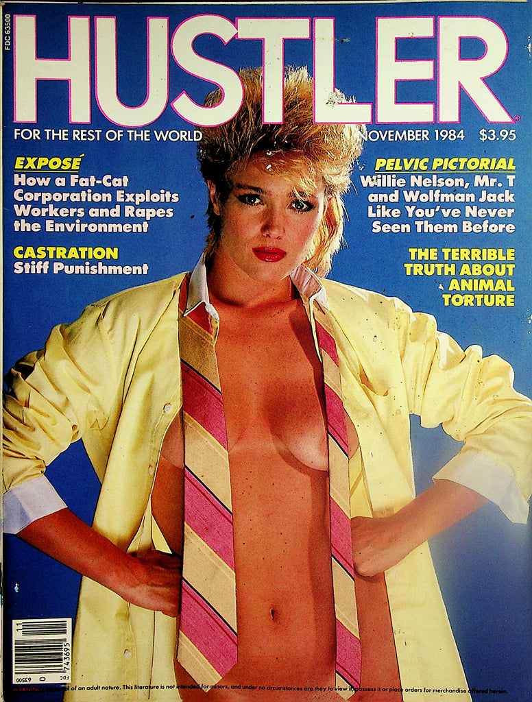 Hustler Magazine  Centerfold Girl Helene  November 1984   020624lm-p
