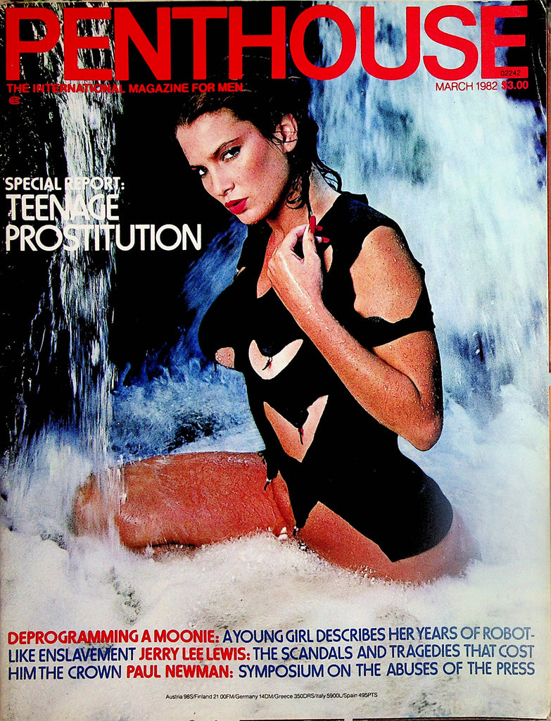 Penthouse Magazine  Pet Of The Month Sharon Asley / Jerry Lee Lewis / Paul Newman March 1982   091123lm-p
