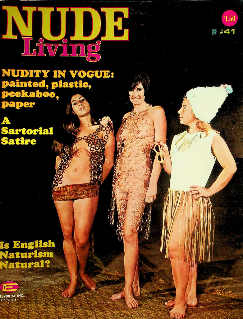 Nude Living Magazine  Nudity In Vogue: Painted, Plastic, Peekaboo, Paper   #41  1967    by Elysium   050926lmp