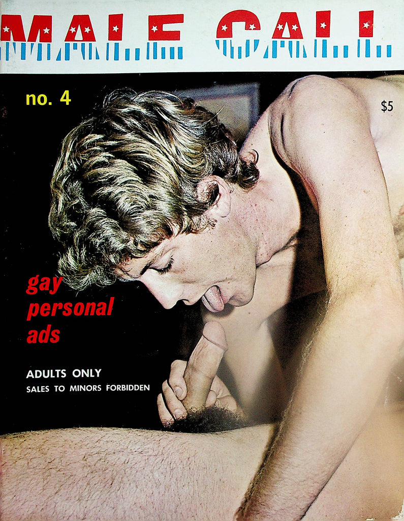 Male Call Gay Magazine & Personal Ads Vintage Magazine  #4 1972  110624lm-p