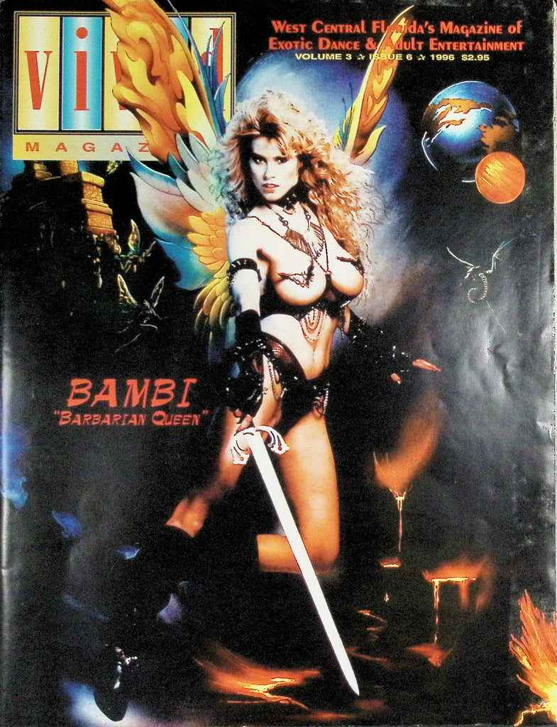 Vivid Magazine Vol 3 #6 1996 Bambi Barbarian Queen  092626LLP2