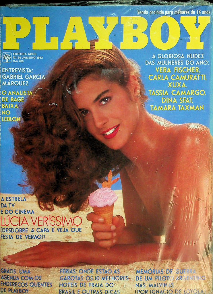 Playboy Portuguese International Magazine  Lucia Verissimo  January 1983  New/Sealed   022626lmp
