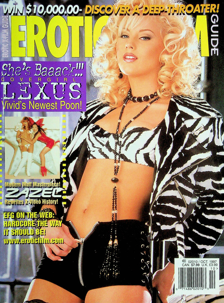Erotic X-Film Guide Magazine Lexus & Zazel October 1997 112724RP