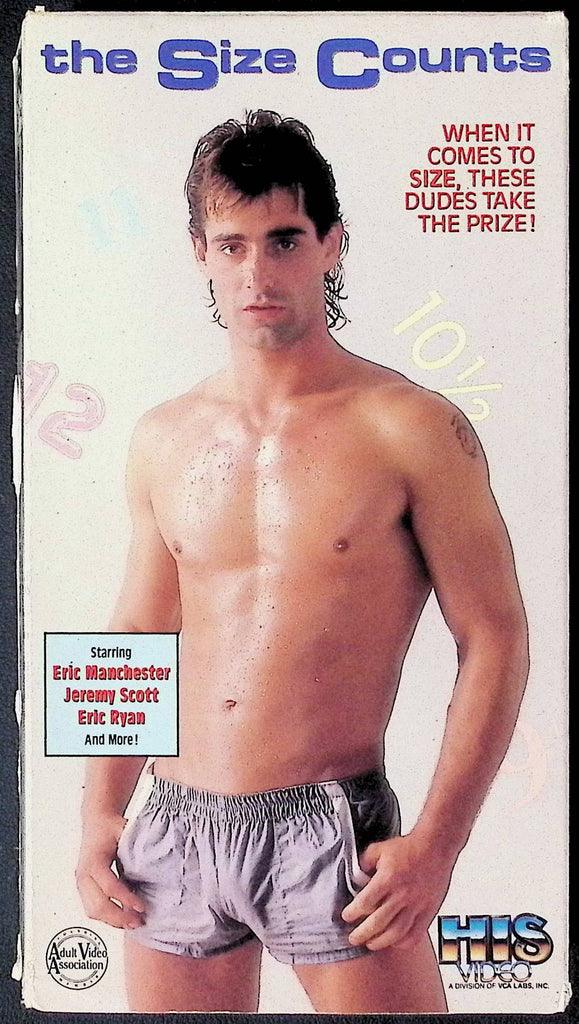 The Size Counts His Video, A Division Of Vca Labs, Inc. Gay VHS 102924JKVHS4