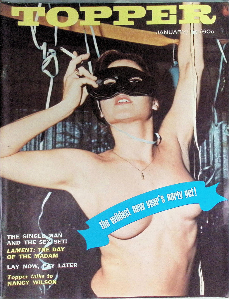 Toppers Magazine January The Wildest New Year's Party Yet!  1970's 090826LLP