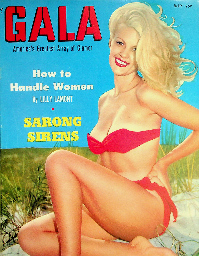 Gala Magazine  Covergirl Sarong Sirens / How To Handle Women  May 1954   041126lmp