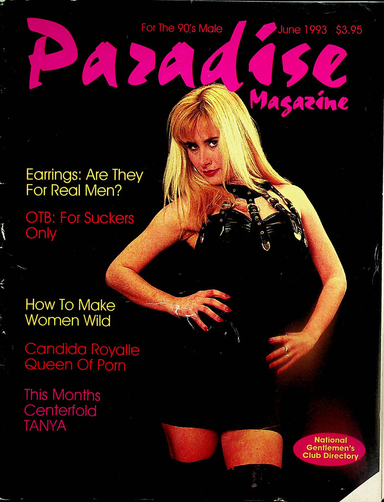 Paradise Magazine  Centerfold Girl Tanya / Candida Royalle Queen Of Porn  June 1993   031325lm-p
