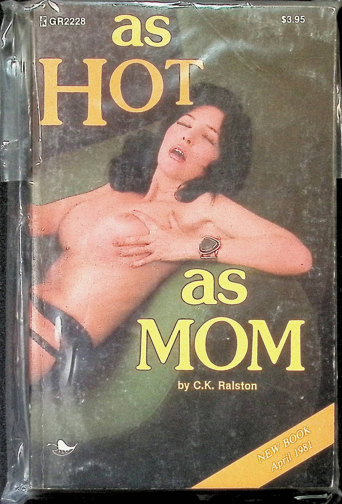 As Hot as Mom by CK Ralston April 1981 GR2228 Greenleaf Adult Paperback Novel-080224AMP