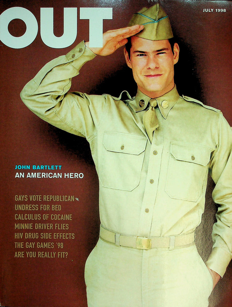 OUT LGBTQ+ Magazine  John Bartlett An American Hero July 1998       042126lmp