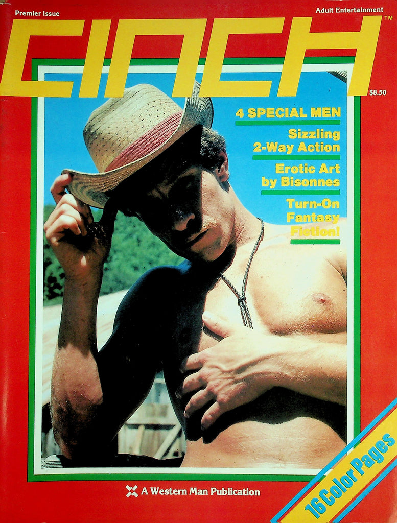 Cinch Gay Magazine  Premier Issue! Cover Guy Tom Miles #1 1979  072226lmp-GSC