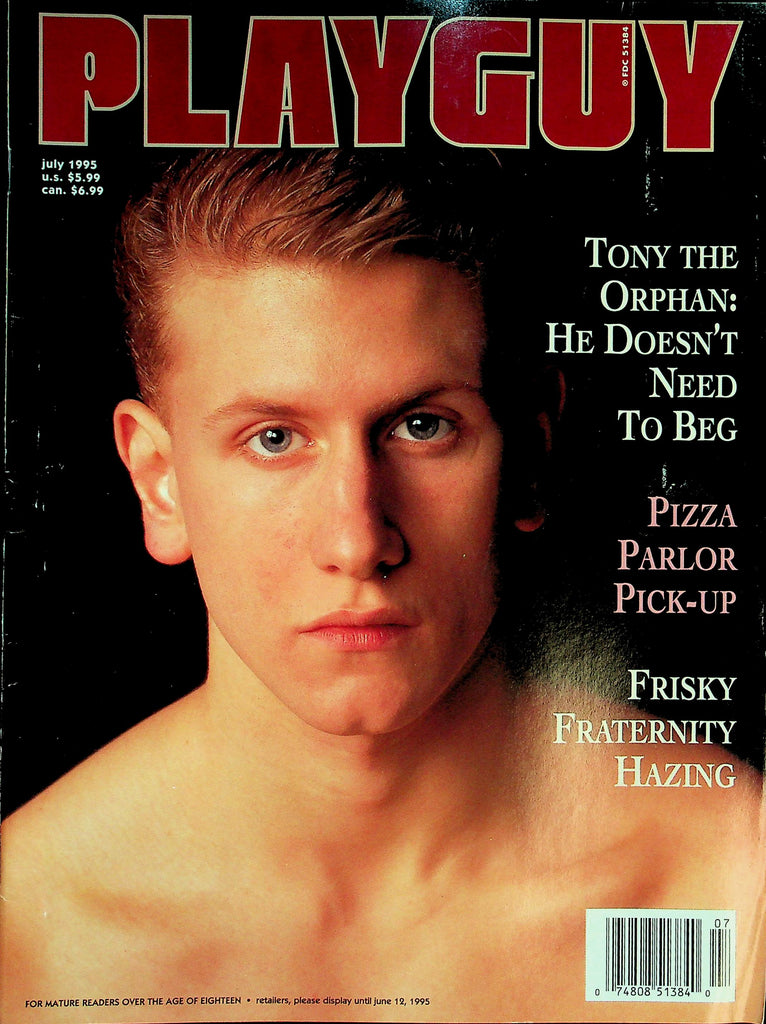 Playguy Gay Magazine  Cover Guy Tony  July 1995     031326lmp