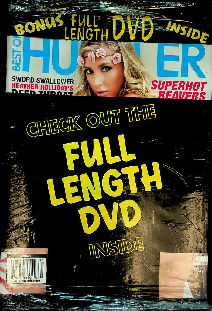 Best Of Hustler Magazine  Heather Holliday's Deep Throat  w/DVD  New/Sealed 011426lmp