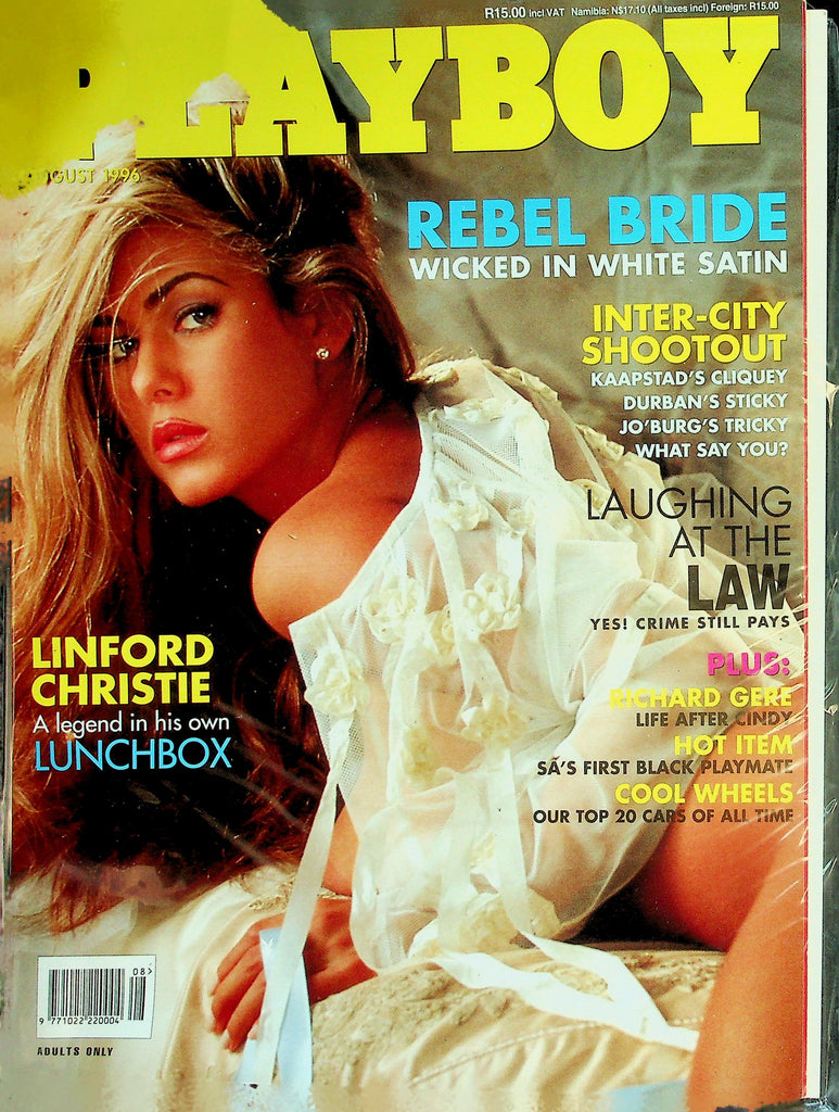Playboy South Africa International Magazine  Rebel Bride /  Richard Gere  August 1996  w/CF  022826lmp