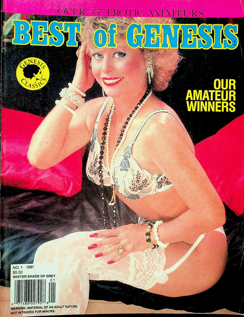 Best Of Genesis Magazine  "Over-35" Erotic Amateurs Covergirl Corkey  #1 1991      122325lmp