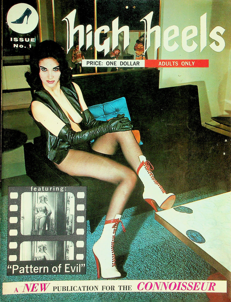 High Heels Magazine  Tempest Storm, Jennie Lee and More Featuring "Pattern Of Evil"  #1 1960's  091926lmp-GSC