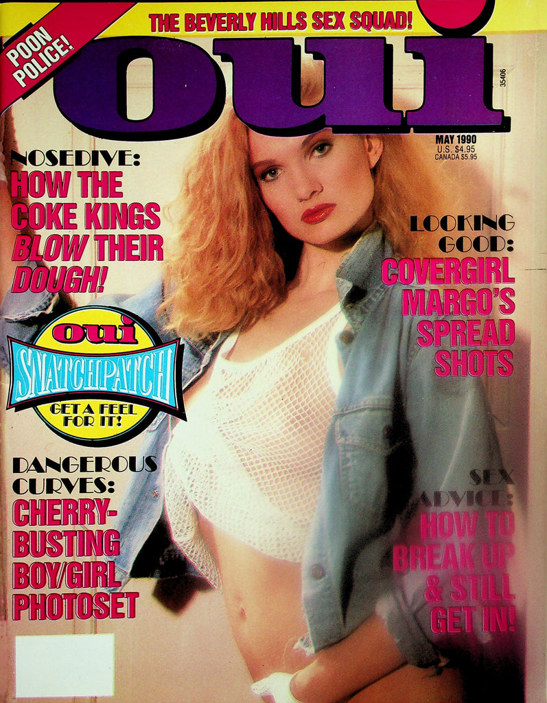 Oui Magazine  Covergirl Margo  May 1990   110725lm-p