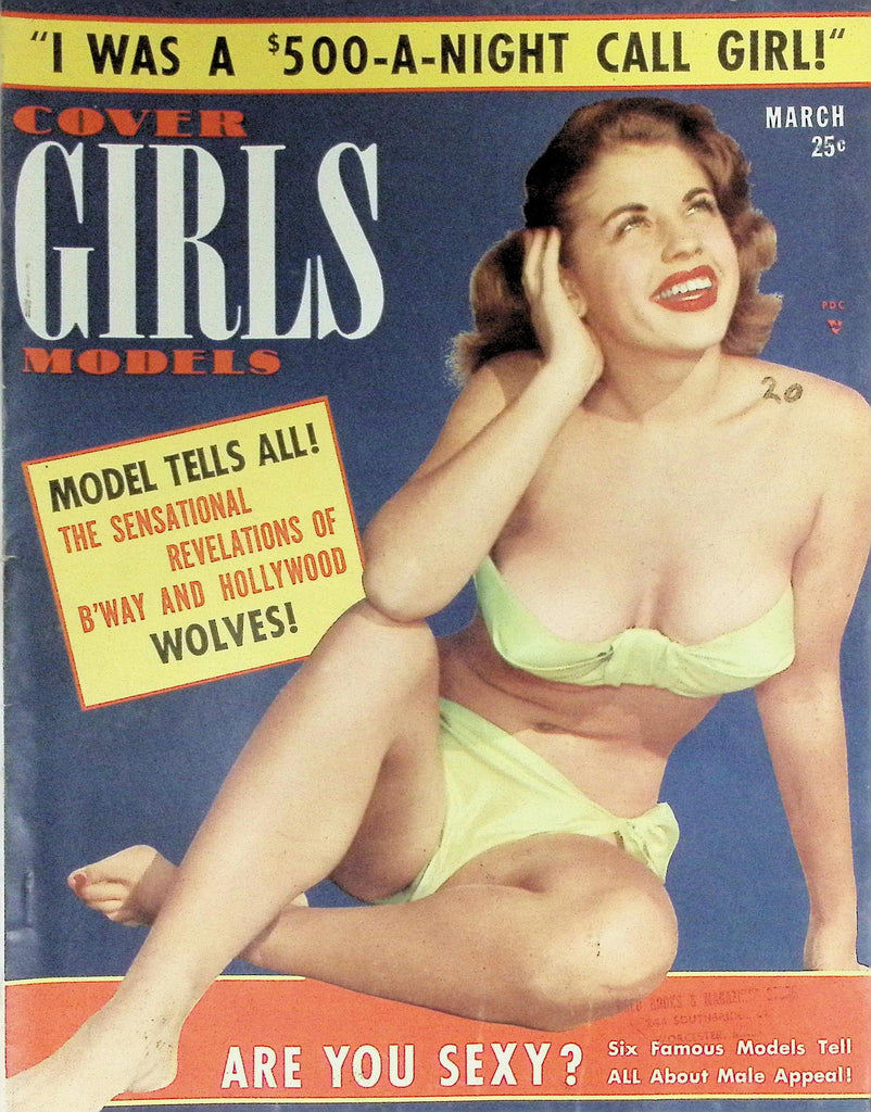 Cover girls Models Magazine 1960's Hollywood Wolves  090526LLP