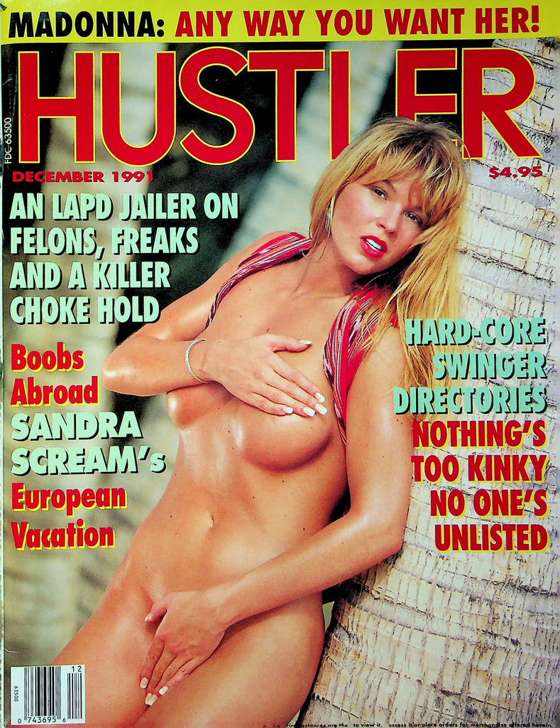 Hustler Magazine Sandra Scream December 1991 101023RP