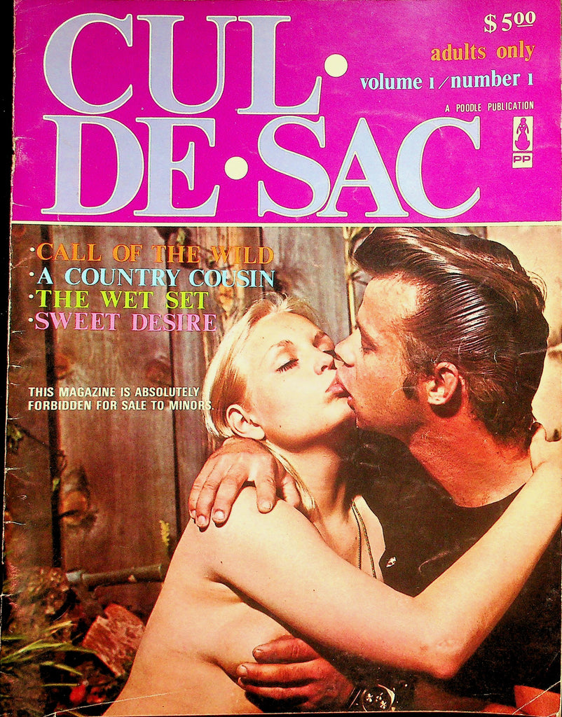 Cul De Sac Magazine   The Wet Set / Sweet Desire  vol.1 #1  1960's    072326lmp-GSC