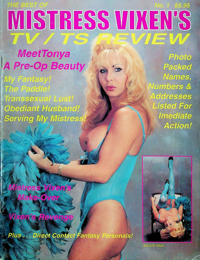 The Best Of Mistress Vixen's TV / TS Review Magazine Issue No.1 102924RP