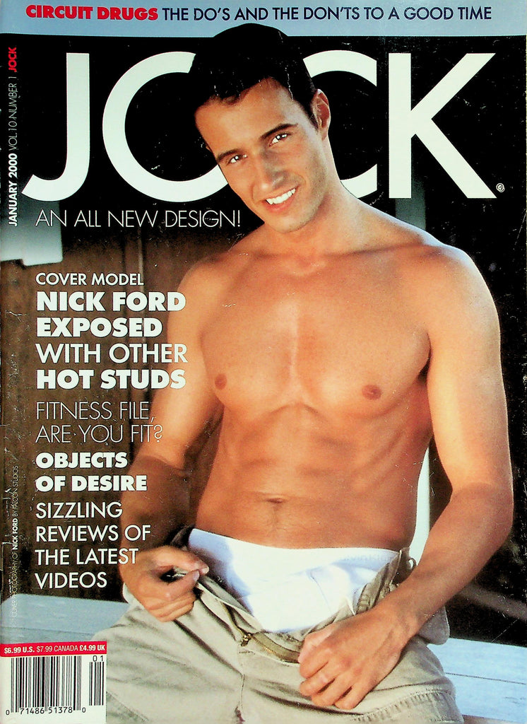 Jock Gay Magazine  Cover Guy Nick Ford   January 2000     031826lmp