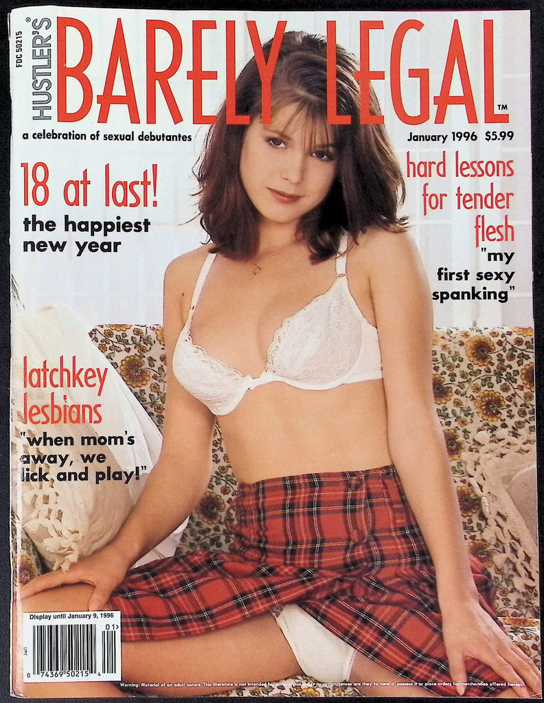 Hustler's Barely Legal Magazine January 1996 22051526AKP-34