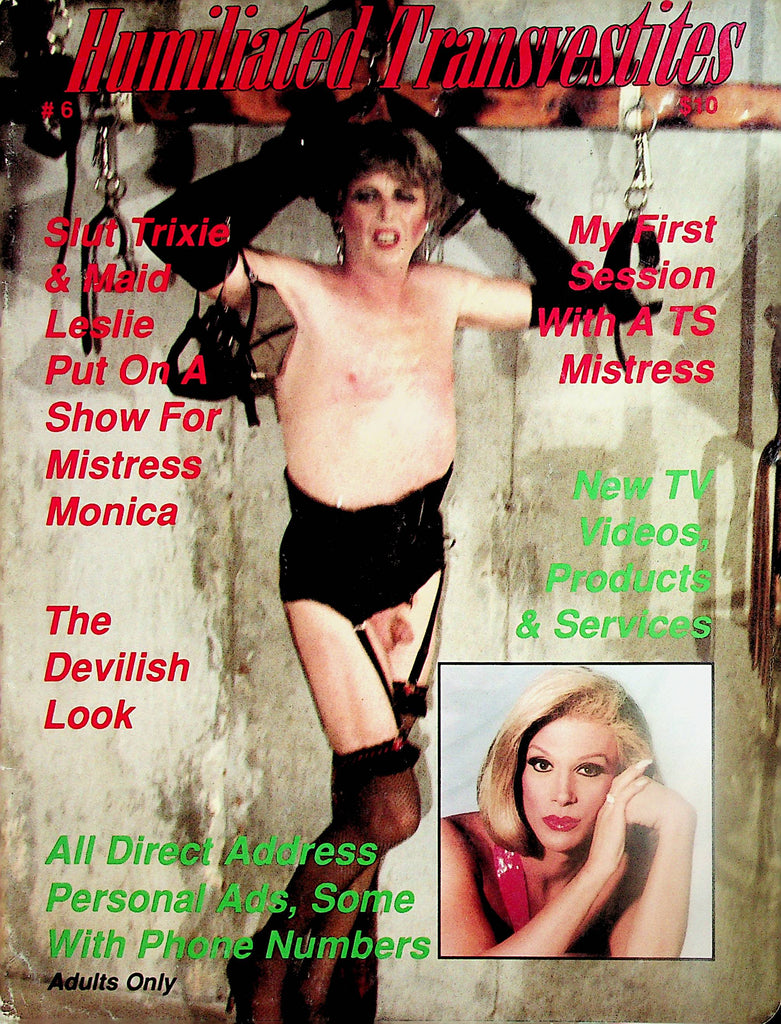 Humiliated Transvestites Magazine  My First Session With A TS Mistress #6 1995        122323lm-p