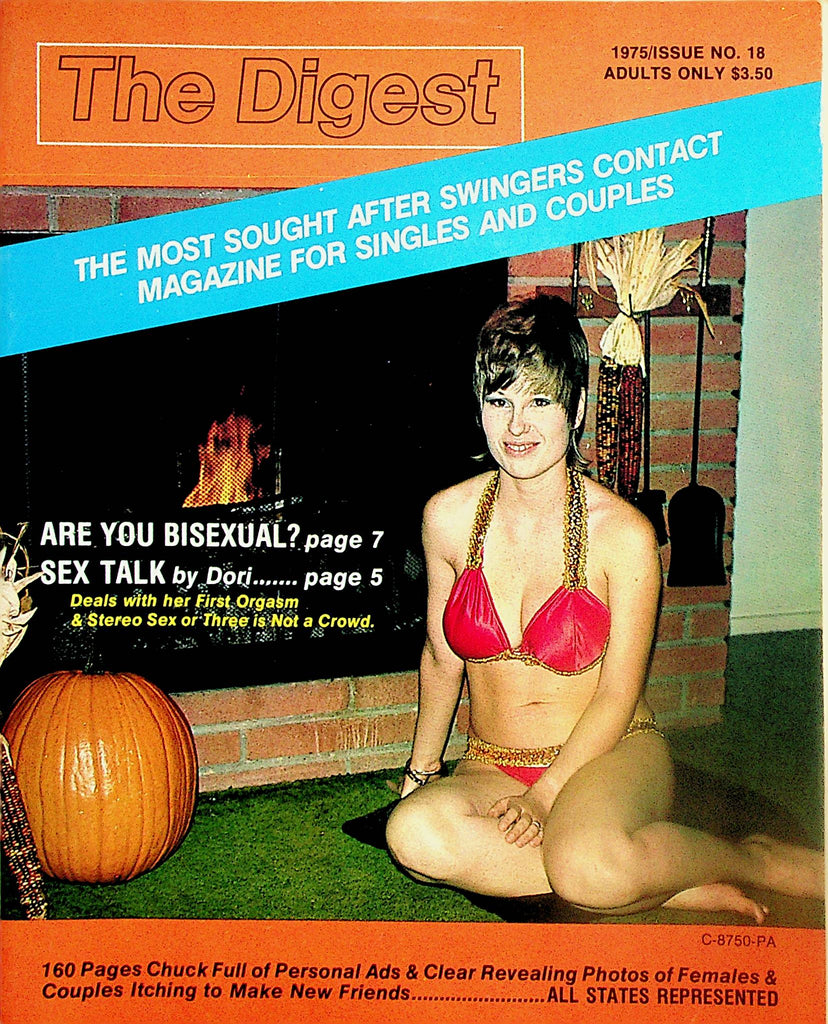 The Digest Swingers Contact Magazine   Sex Talk By Dori   #18 1975  160 Pages!  110724lm-p