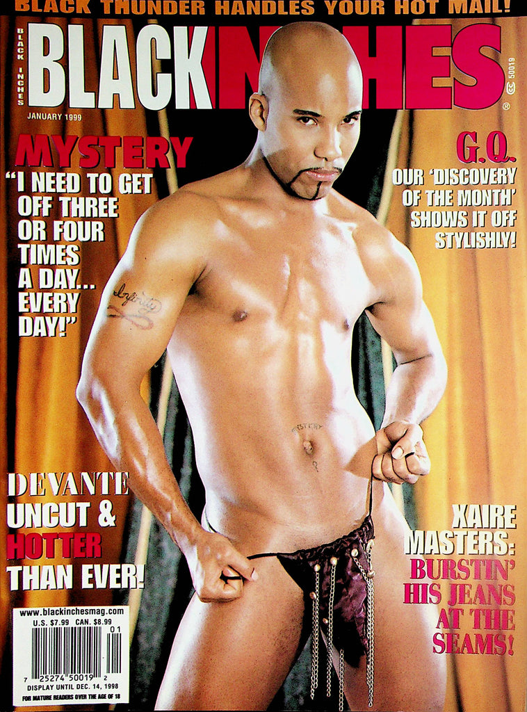 Black Inches Gay Magazine   Devante Uncut & Hotter Than Ever!  January 1999  061524lm-p