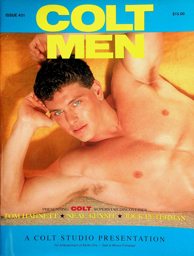 Colt Men Gay Interest Magazine Tom Harnett, Neal Kennit  & More!  #31  1995  Colt Studio Presentation     041426lmp