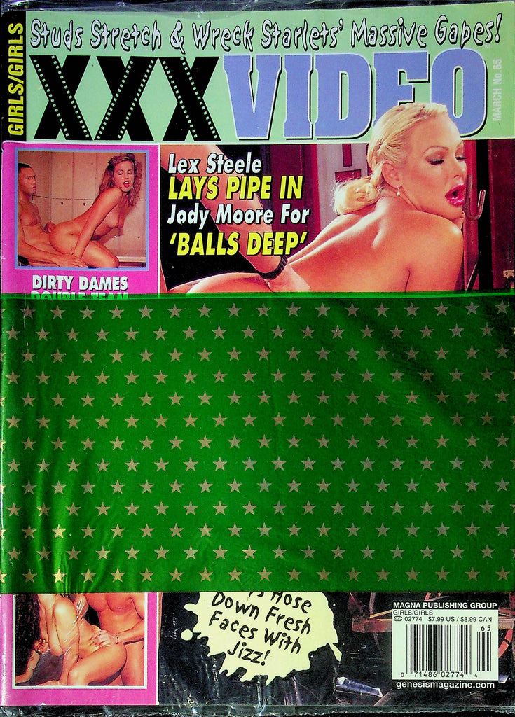 Girls/Girls XXX Video Magazine Lex Steele March No.65 SEALED 011624RP
