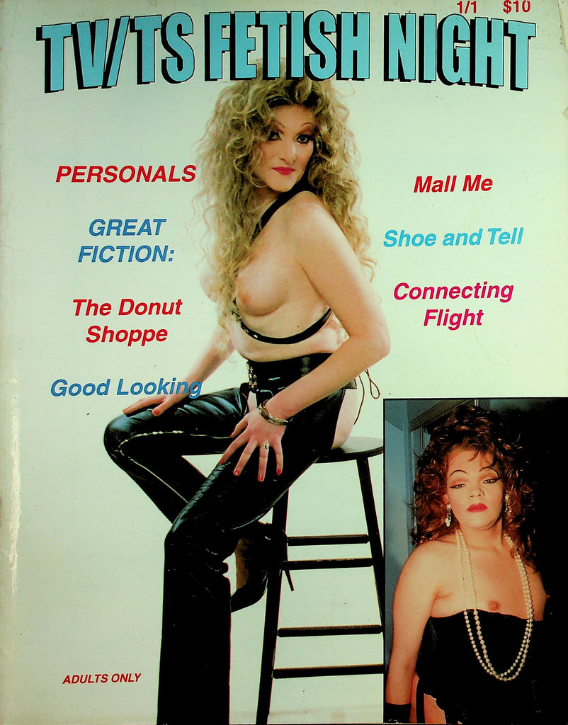 TV/TS Fetish Night Transsexual Magazine  Cover: Samantha Zehr  vol.1 #1  1997    051626lmp