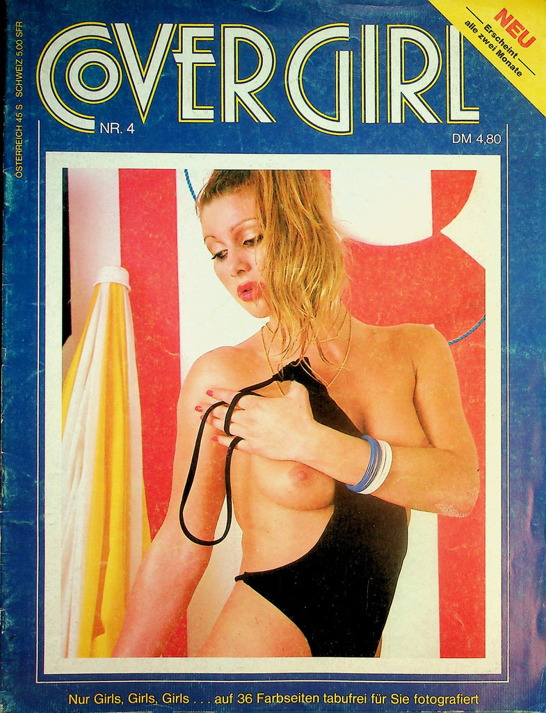 Cover Girl German International Magazine  Centerfold Girl Eva  #4 1980's    041126lmp