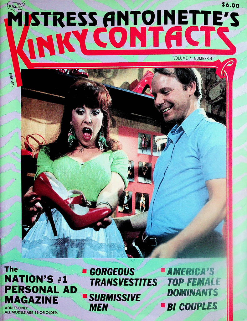 Mistress Antoinette's Kinky Contacts Magazine   vol.7 #4  1986  Magcorp   110225lm-p