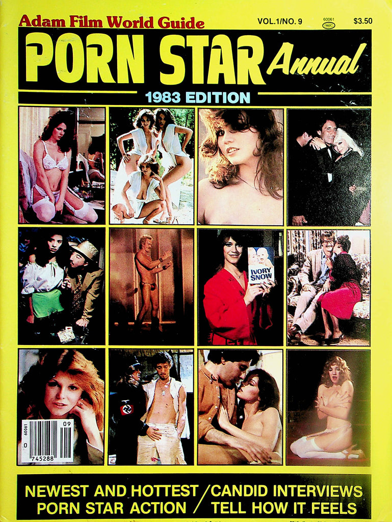 Adam Film World Guide Porn Star Annual Magazine  John Holmes, Little Oral Annie, Marilyn Chambers  vol.1 #9  1983 Edition    050224lm-p2