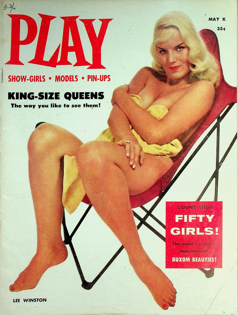 Play Magazine  Showgirls, Models, Pin-Ups , Cover: Lee Winston May 1959    052726lmp-GSC