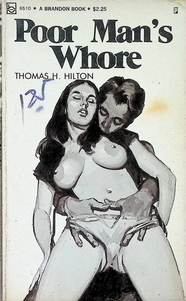 Poor Man's whore by Thomas H Hilton Brandon Book 3510 1976 Adult Erotic Paperback Novel-053024AMP