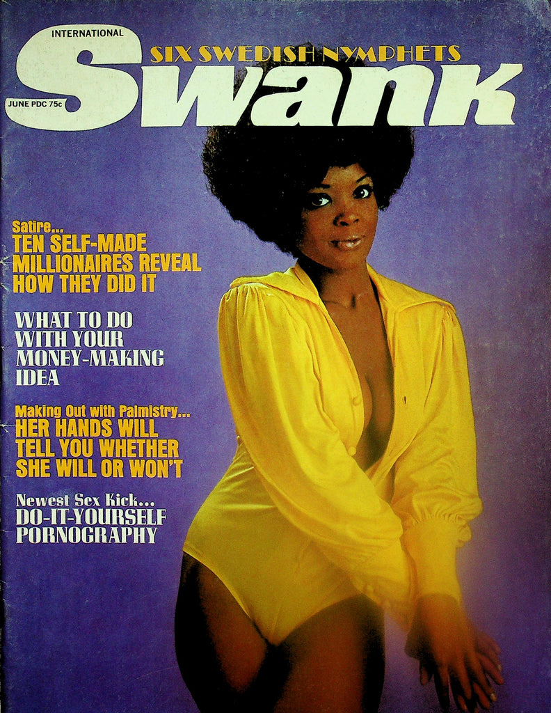 Swank Magazine  Six Swedish Nymphettes / June Sweetheart Shirley Benson  June 1970     120525lmp