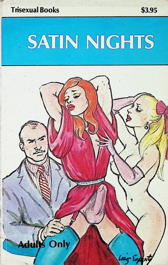 Satin Nights Trisexual Books TR-192 1986 Star Distributors Adult Erotic Paperback Novel-062724AMP