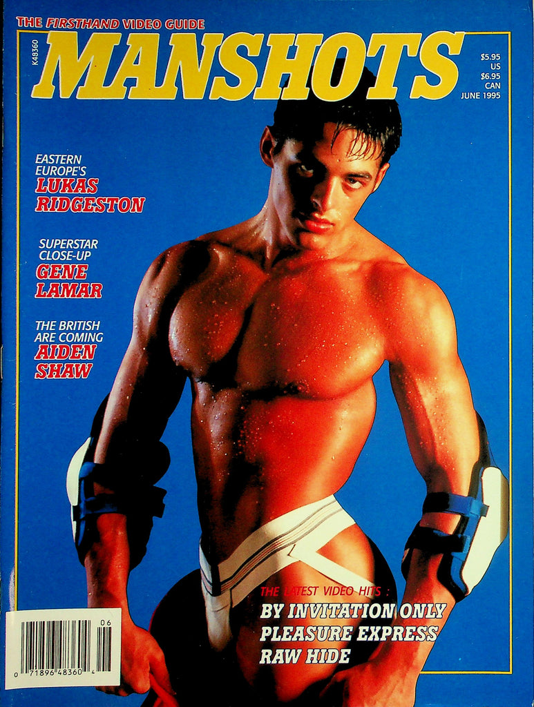 Manshots Gay Magazine  Lukas Ridgeston, Gene Lamar, Aiden Shaw   June 1995   021126lmp2