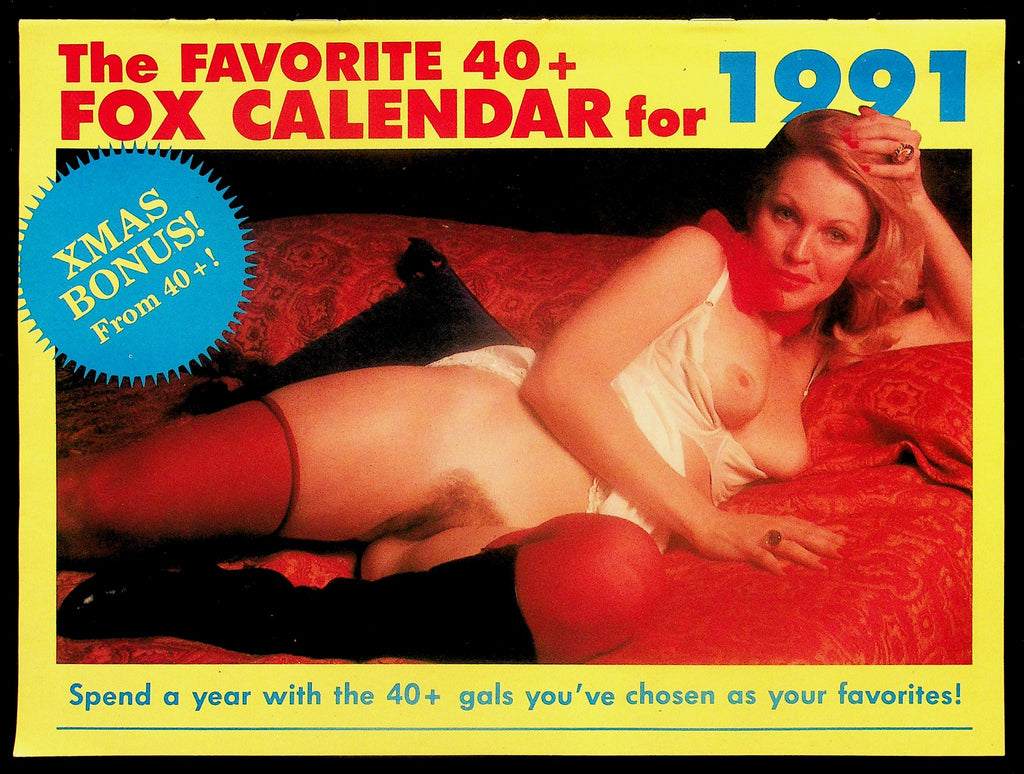 40+ Fox Calendar 1991 Mature Women Xmas Bonus Issue 090226HRP-85