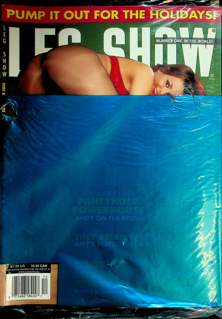 Leg Show Magazine  Pantyhose Powerhouse Cover Girl  Andy  December 2005 New/Sealed   032226lmp